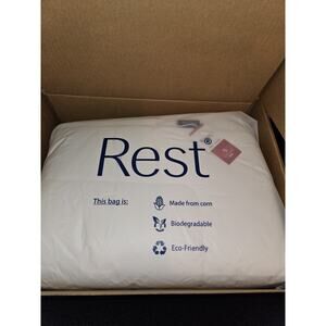 New! REST Evercool Cooling Comforter Queen For Hot Sleepers White 90”x90” $229